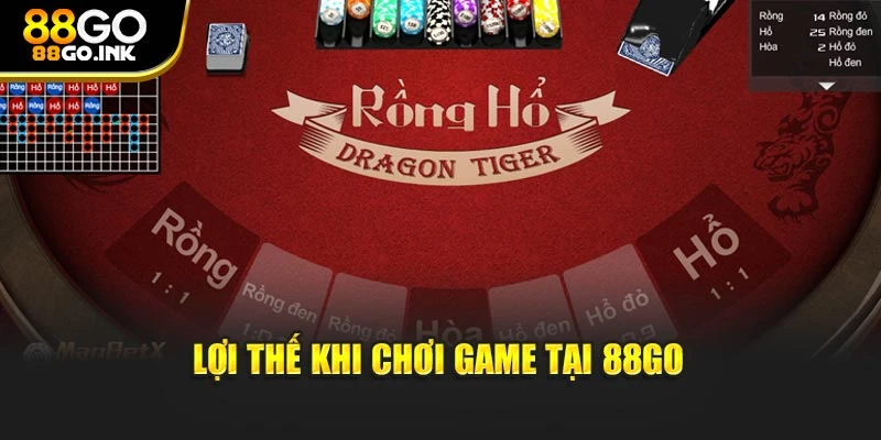 Lợi thế khi chơi game tại 88GO